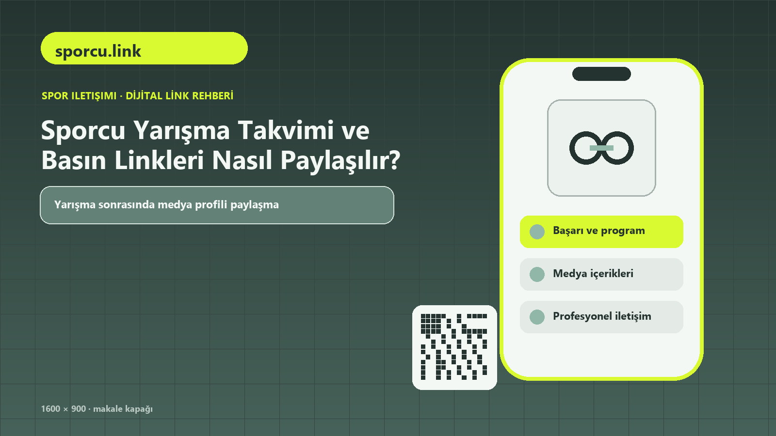 Sporcu Yarışma Takvimi ve Basın Linkleri Nasıl Paylaşılır konulu sporcu.link rehber kapağı